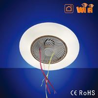 Smart LED Ceiling Cooling Fan Light Air Conditioner Modern Lamp with DC Motor,Remote, APP,AI,Stepless Dimming,CCT,for Living Romm,Beedroom, Dining Room,Office