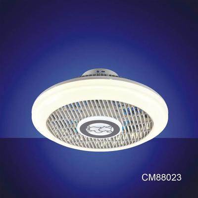 LED Ceiling Silent Fan Light Air Conditioner Modern Lamp 88023,Remote,Stepless Dimming,CCT,for Living Romm,Beedroom, Dining Room,Office