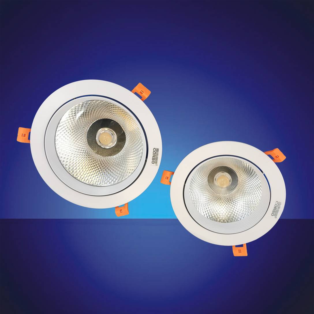 Super Bright COB LED Downlight 5W,7W,10W,12W,15W,20W,25W,30W,40W for Indoor Lighting